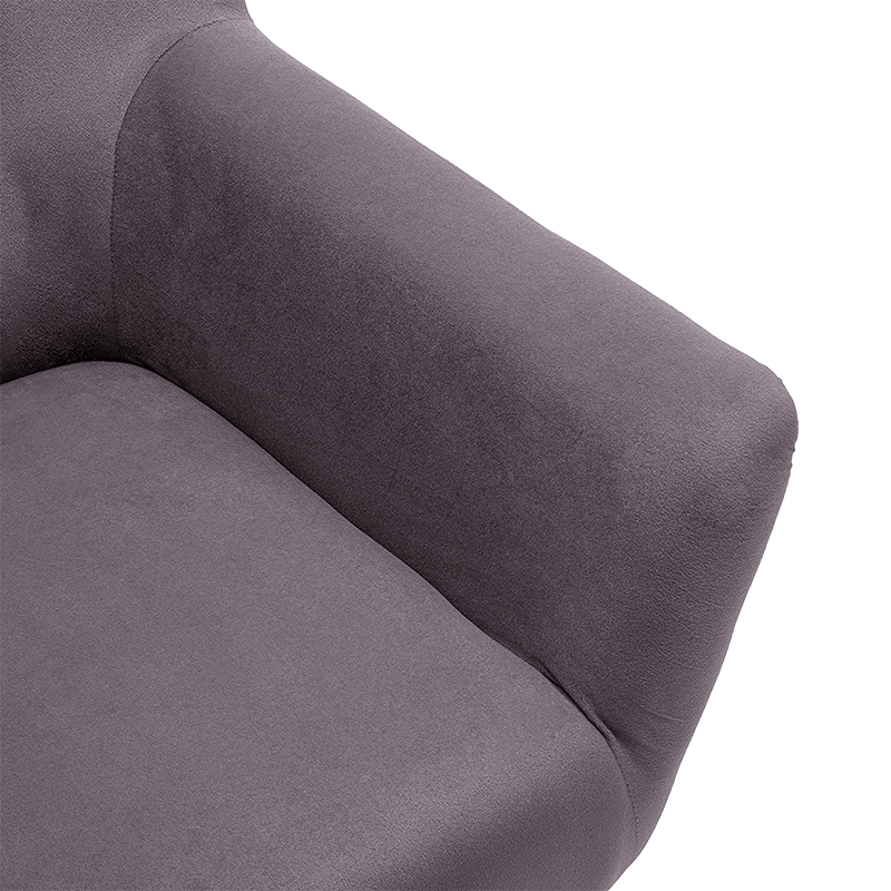 MC-1103 Fauteuils met accent in fluweel in de woonkamer met comfortabele bekleding