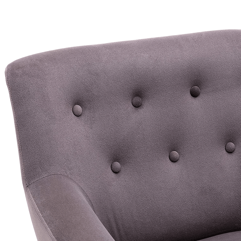 MC-1103 Fauteuils met accent in fluweel in de woonkamer met comfortabele bekleding