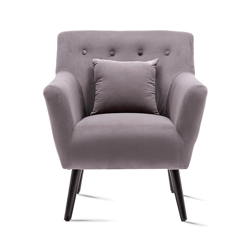 MC-1103 Fauteuils met accent in fluweel in de woonkamer met comfortabele bekleding