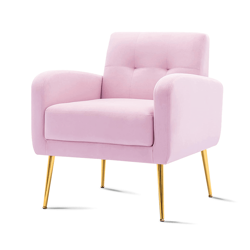 MC-1101 Fluwelen getufte woonkamer Accentstoelen Lezen Vrije tijd Fauteuil