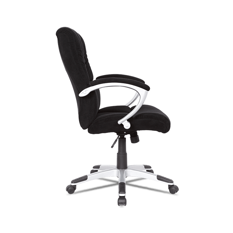 MC-7105 In hoogte verstelbare bureaustoel met middenrug van fluweelstof
