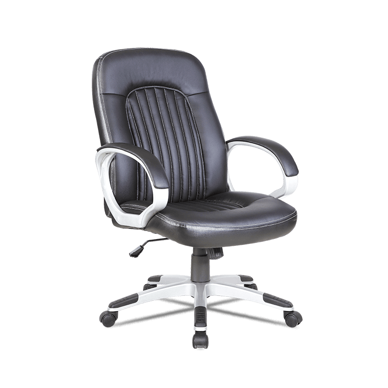 MC-7110 Executive bureaustoel met gewatteerde rugleuning en halfhoge rugleuning voor thuis, vergaderingen en kantoor