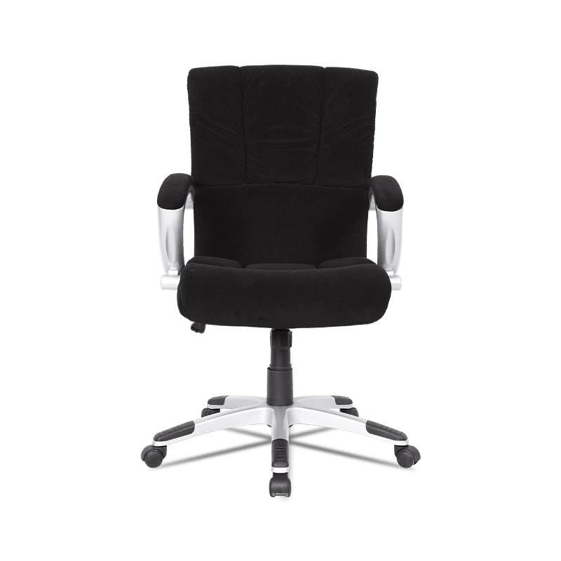 MC-7105 In hoogte verstelbare bureaustoel met middenrug van fluweelstof