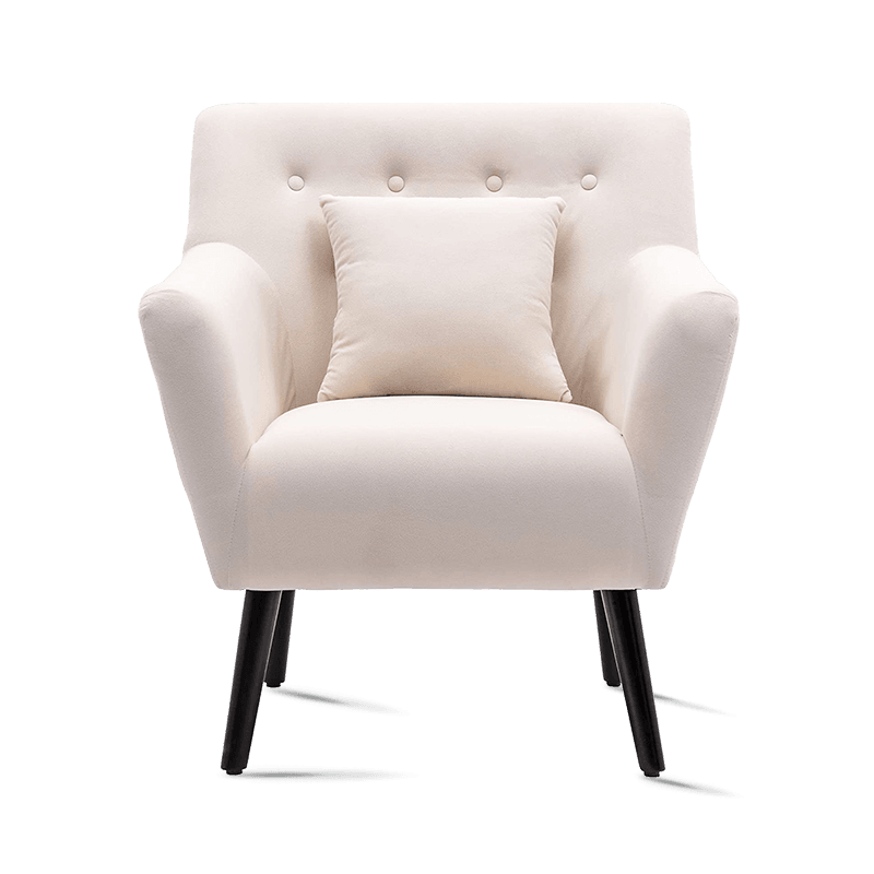 MC-1103 Fauteuils met accent in fluweel in de woonkamer met comfortabele bekleding