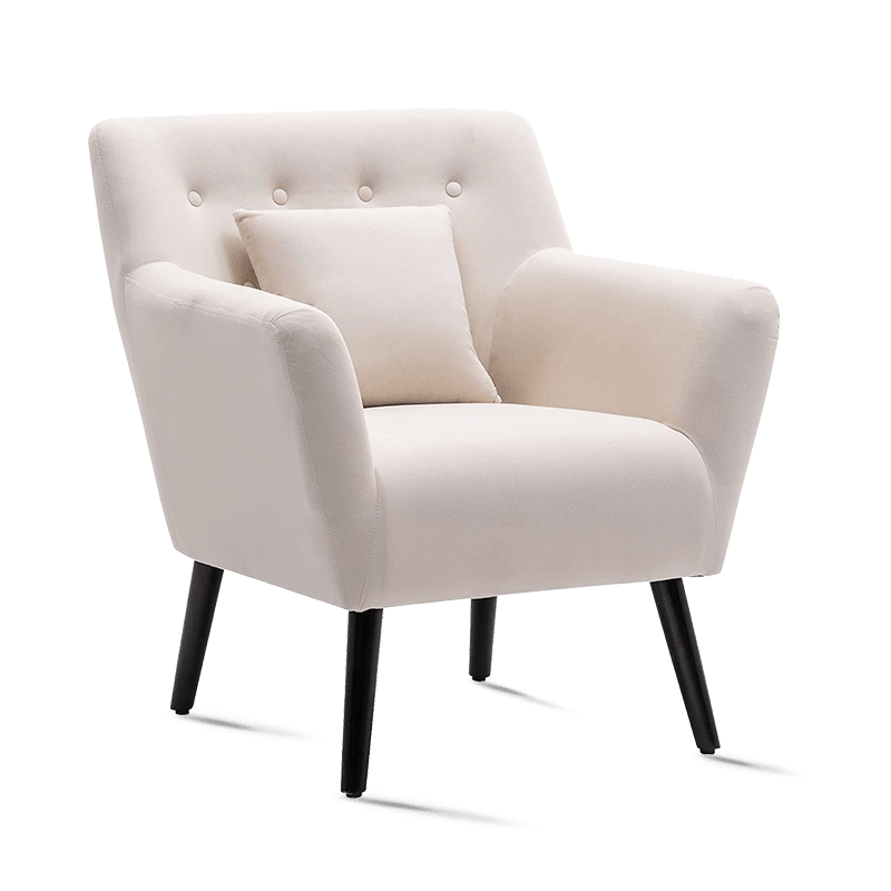 MC-1103 Fauteuils met accent in fluweel in de woonkamer met comfortabele bekleding